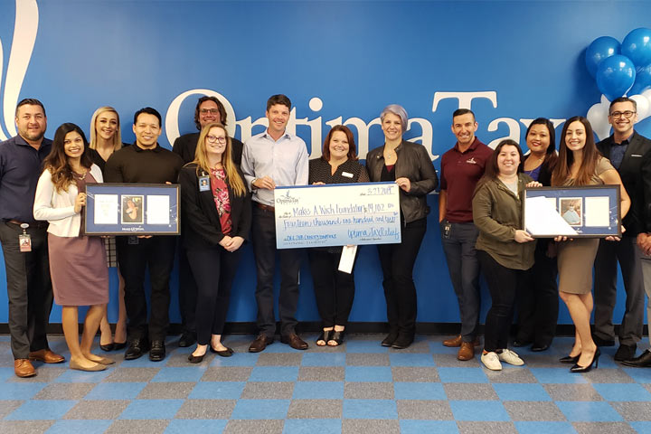 Make-A-Wish Foundation donation